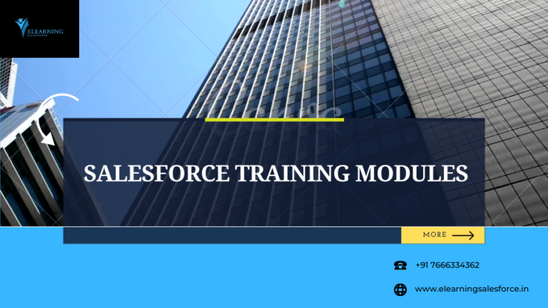 Read more about the article Salesforce training modules