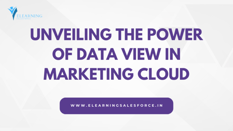 Read more about the article Unveiling the Power of Data View in Marketing Cloud