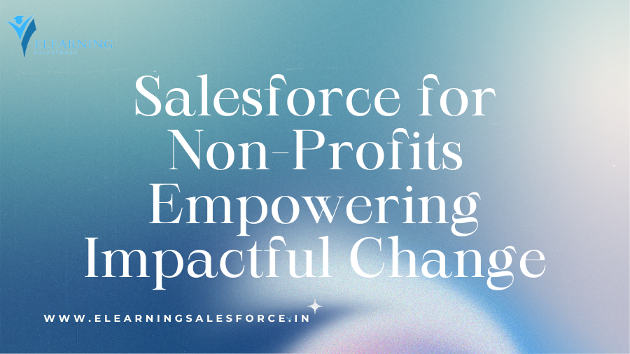 You are currently viewing Salesforce for Non-Profits: Empowering Impactful Change